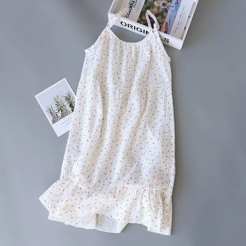 Chemise de nuit confortable en coton pour femmes, longue, ample, respirante, Cool, vêtements de mais