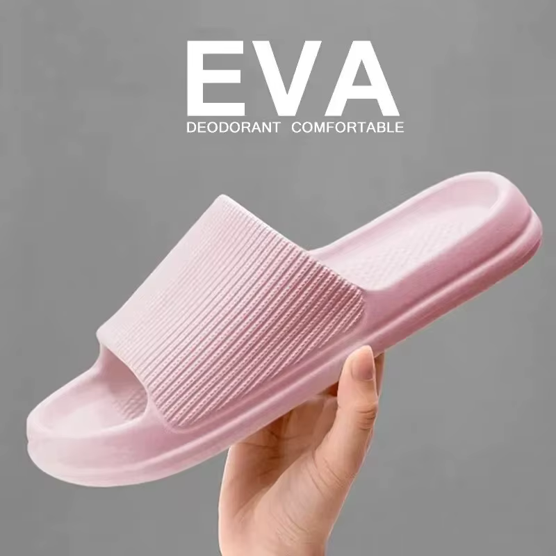 Chaussures de douche de Massage à semelle souple EVA antidérapantes, pour femmes et hommes, pantoufl