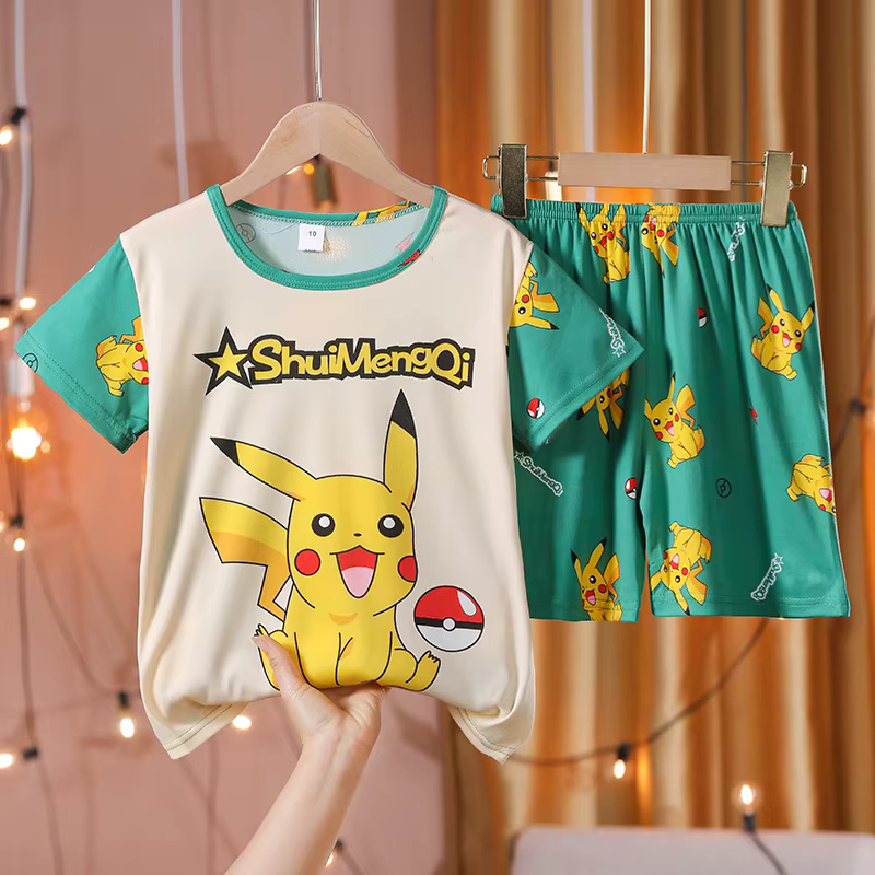 Ensemble de pyjamas courts pour garçons, ensemble de vêtements pour bébés filles, hauts et pantalons