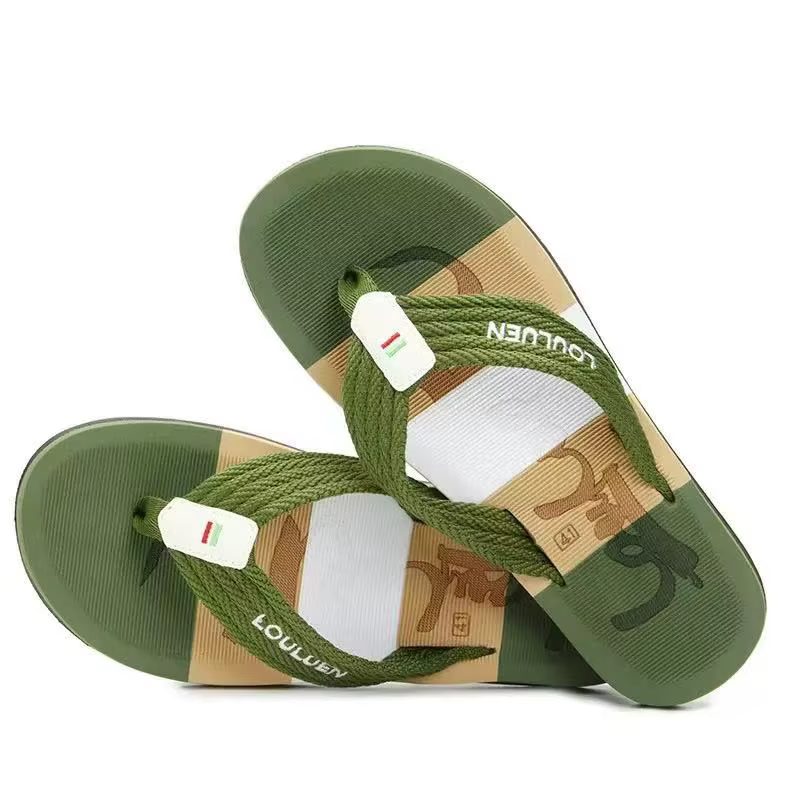 Chaussons Huarpe pour hommes, chaussures décontractées d'été pour la maison et l'extérieur, sandales