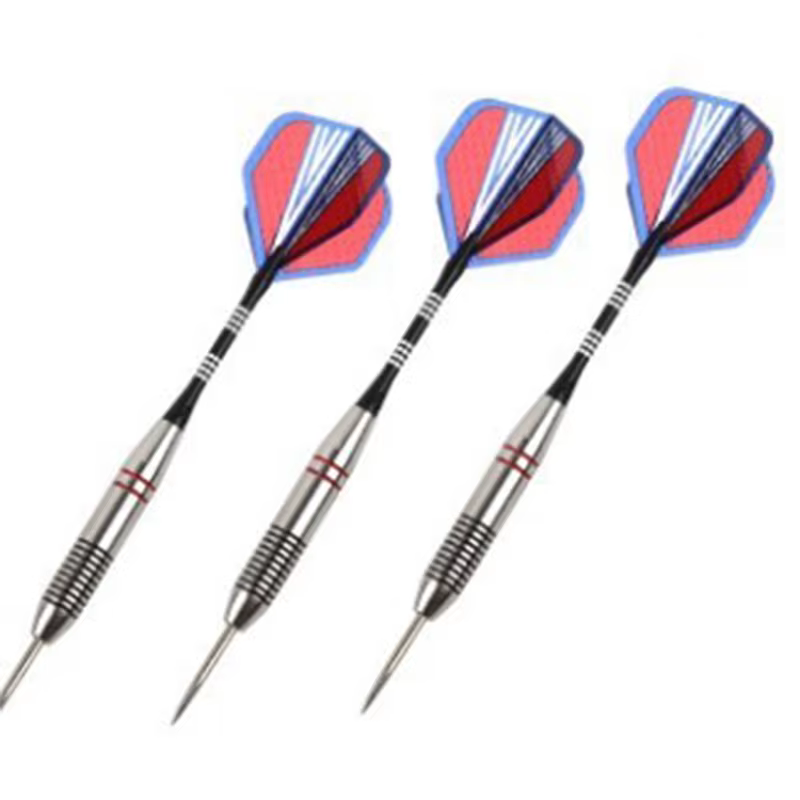 Nouveau 3 pièces/ensembles de fléchettes professionnelles 24g pointe en acier fléchettes avec arbres