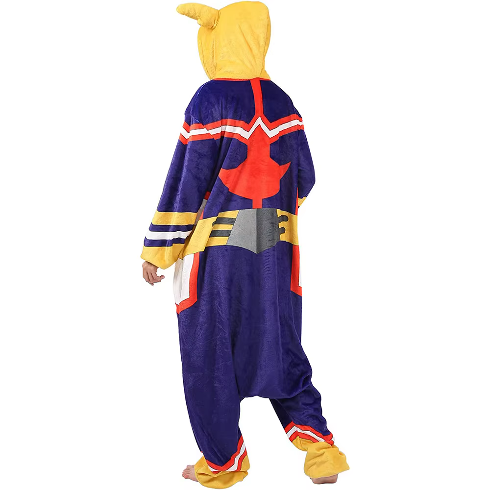 Pyjama de Cosplay My Hero Academia, Costume de peignoir de Cosplay All Might