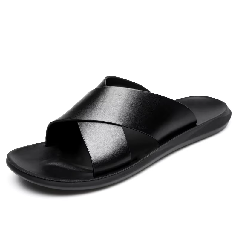 Pantoufles d'été pour hommes, pantoufles Cool d'extérieur, grande taille 47 48, chaussures de plage 