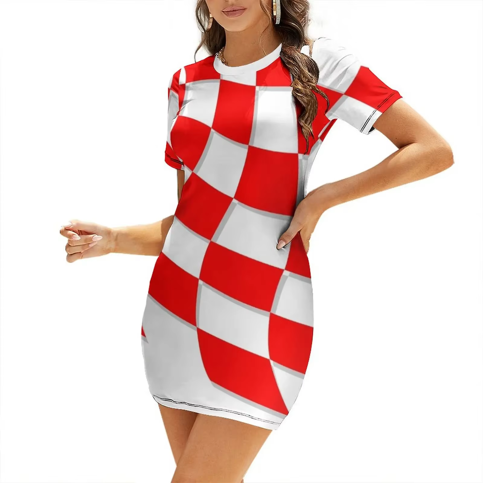 Robe à manches courtes de Croatie 1998, robe de soirée de luxe pour femme, pour mariage, robe vintag