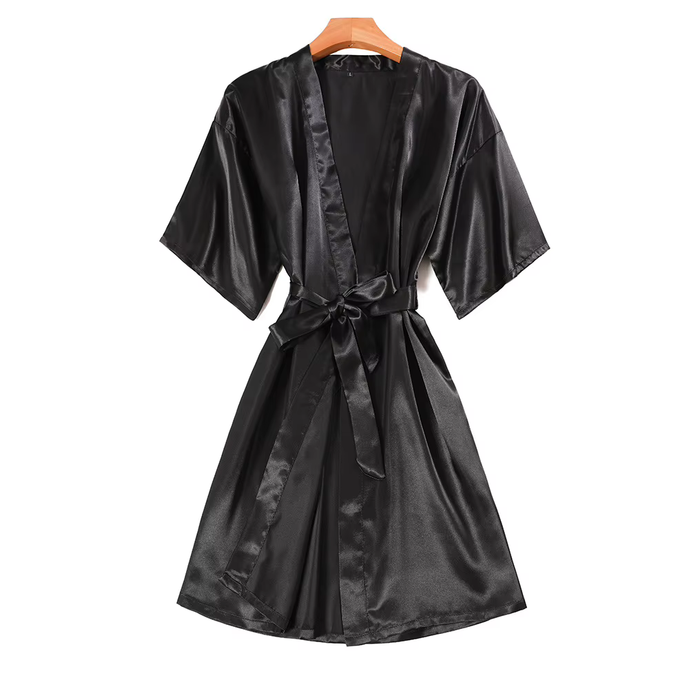 Ensemble de robes en satin King and Queen pour couples, M. et Mme Kimono pour mariée, M. et Mme Kimo