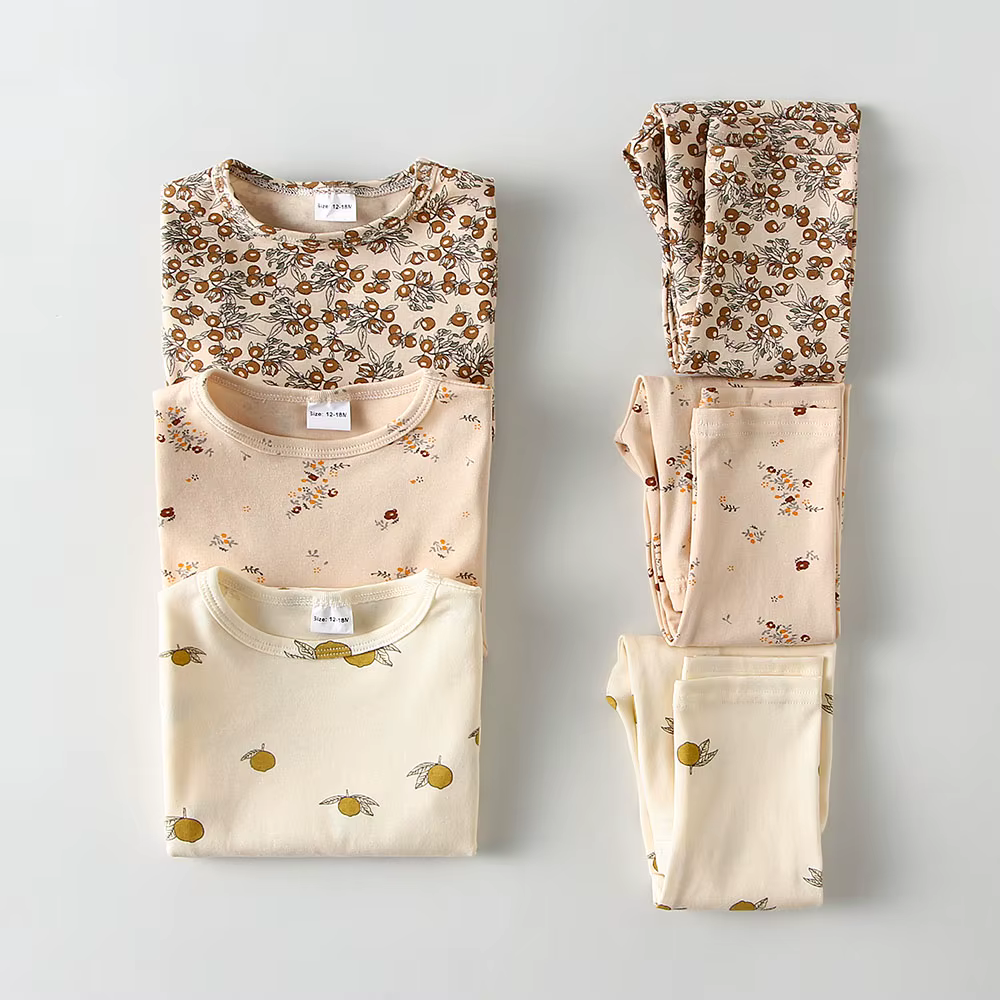 Ensemble de pyjamas à manches longues pour enfants