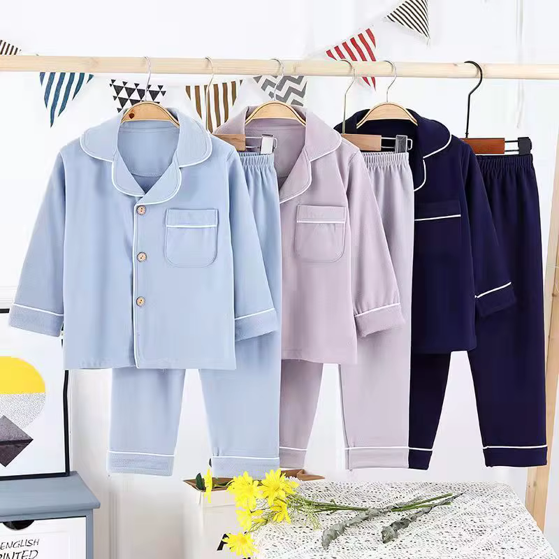 Ensemble de pyjama à manches longues pour garçon et fille