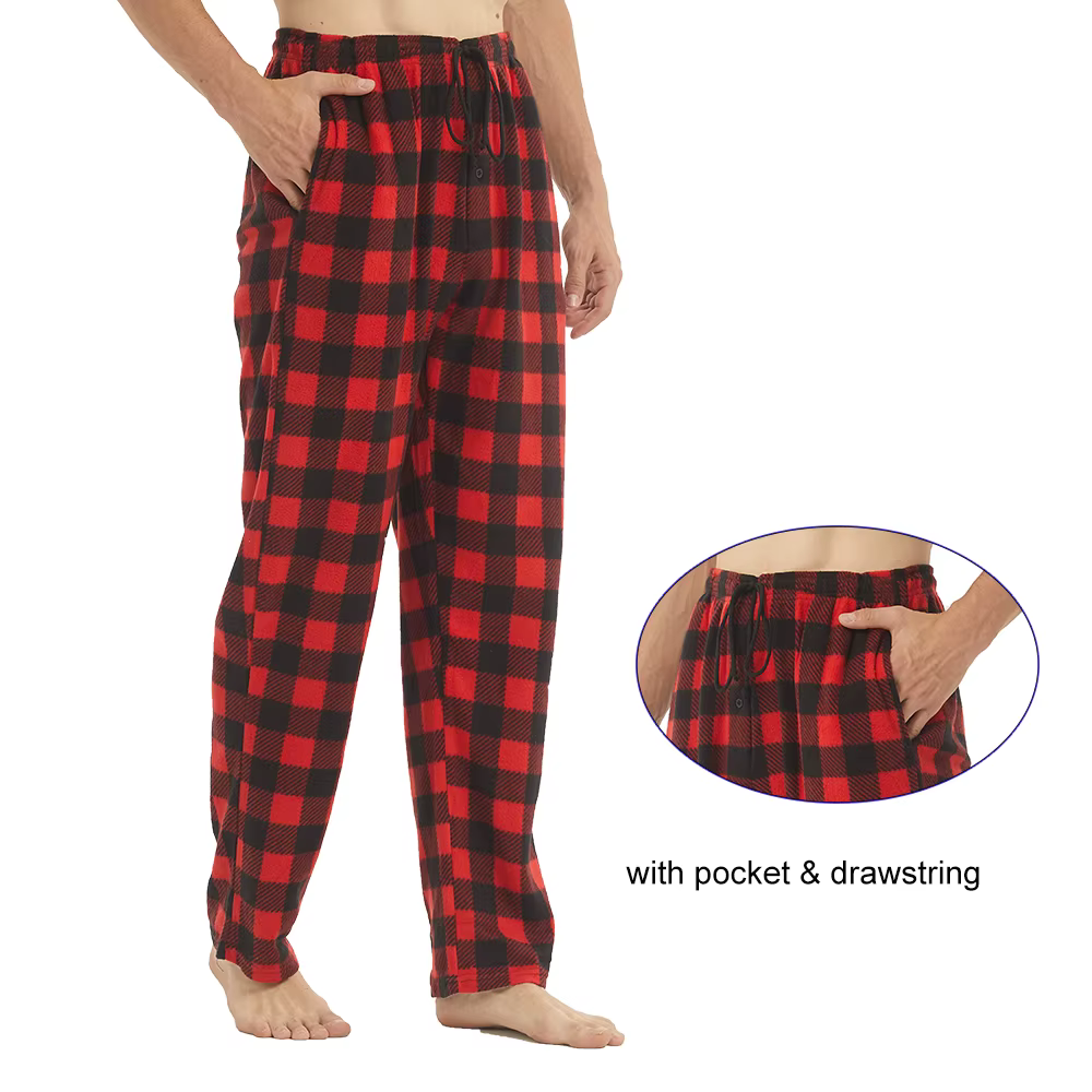 Pantalon de pyjama pour homme avec poches