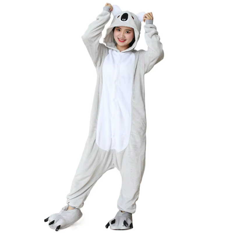 Kigurumi Koala Onesies pyjamas de dessin animé pour adultes femmes hommes