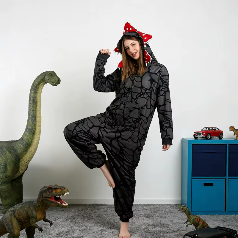 Nouveau Pyjama en Flanelle pour Adulte Automne Hiver