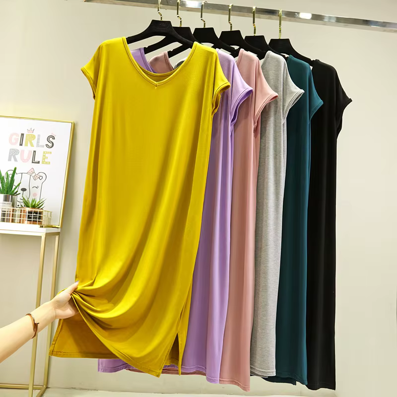 Robe de Nuit Mi-Longue pour Femme