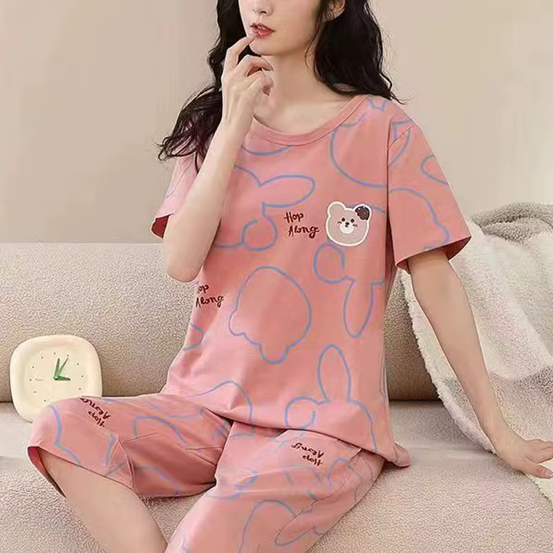 Pyjama pour femmes, pantalon de sept minutes