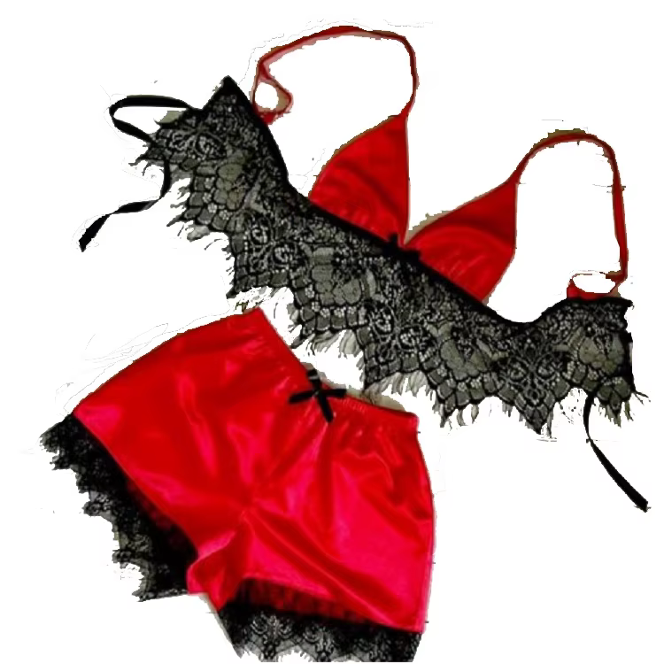 Leechee-Pyjama Sexy en Satin pour Femme