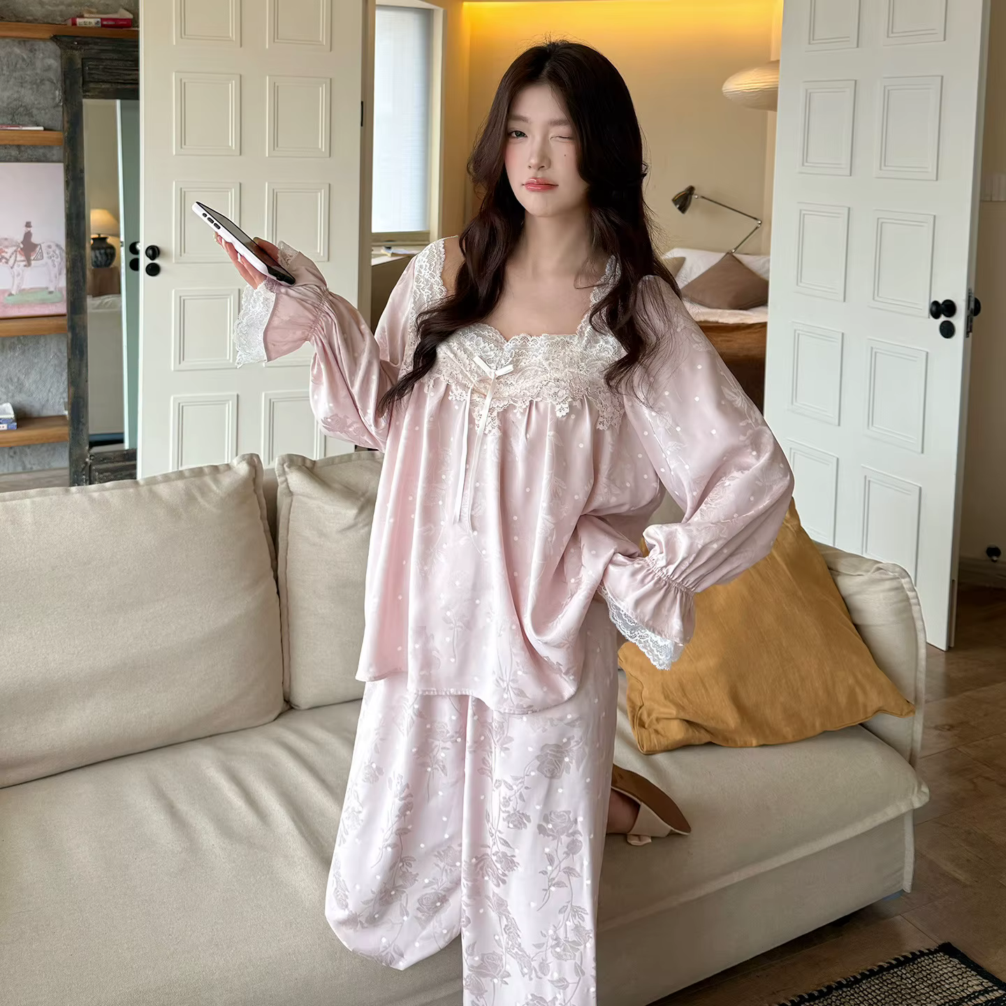 Pyjama Nouveau Style Princesse pour Femmes
