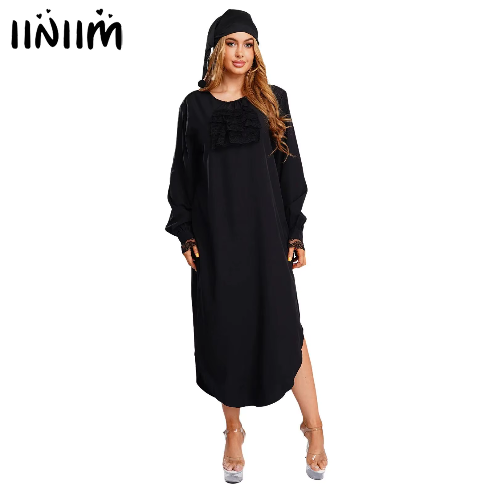 Chemise de nuit classique victorienne pour femmes