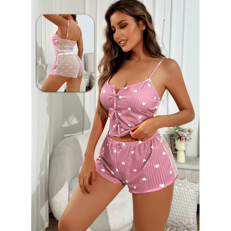 Ensemble pyjama 2 pièces pour femme