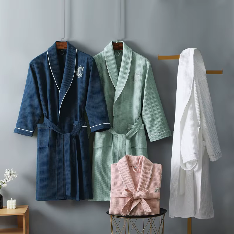 Peignoir en coton éponge pour hommes
