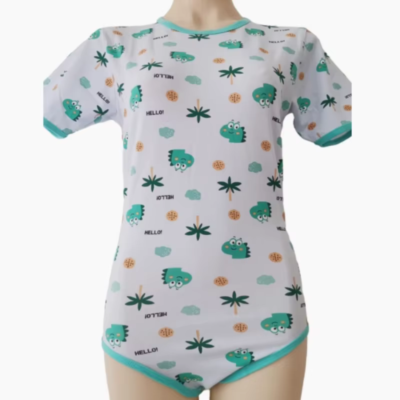 Pyjama combinaison imprimé dessin animé mignon pour adulte