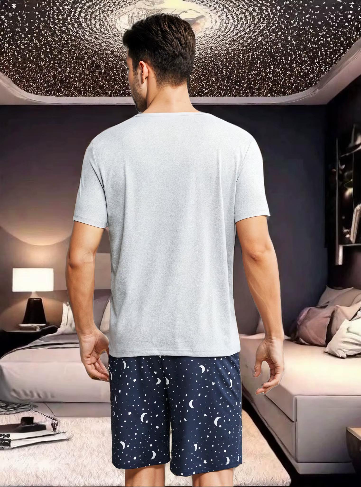 Un ensemble de pyjamas et de vêtements décontractés pour la maison