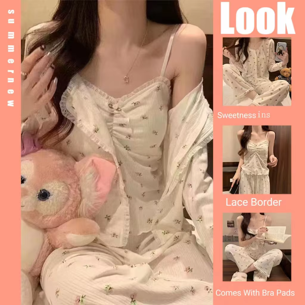 Pyjama à manches longues pour femme