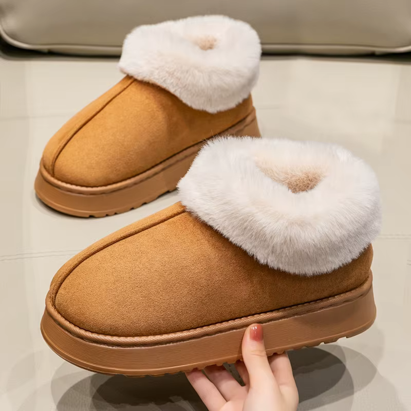 Pantoufles en coton pour femmes