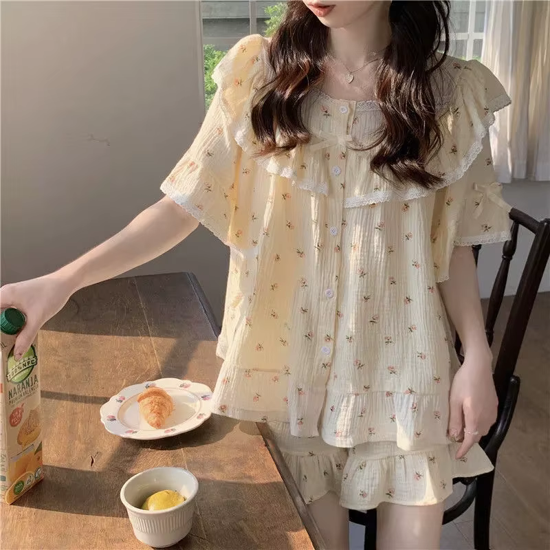 Nouvel ensemble de pyjama d'été pour femme