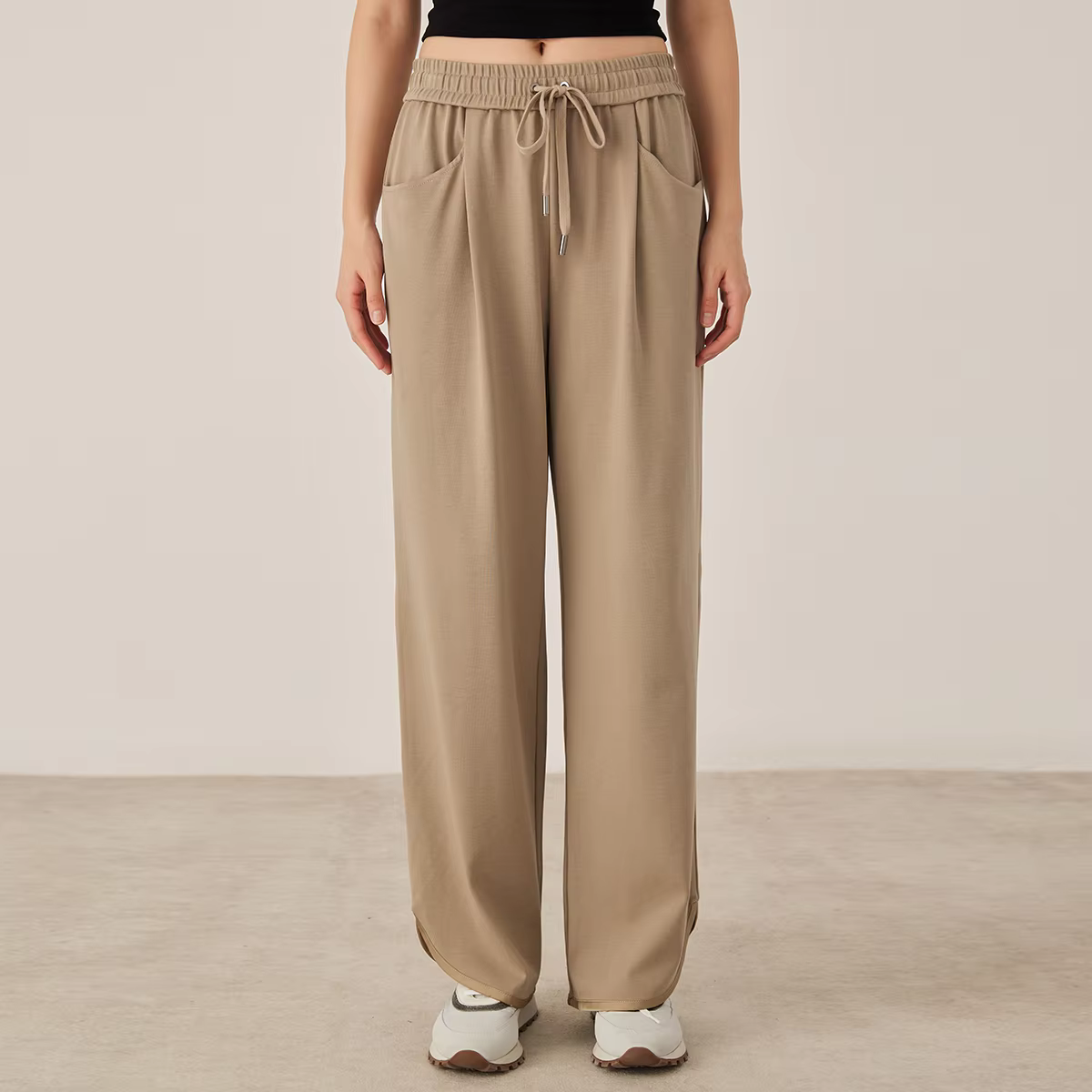 Pantalon de salon à jambes larges pour femme