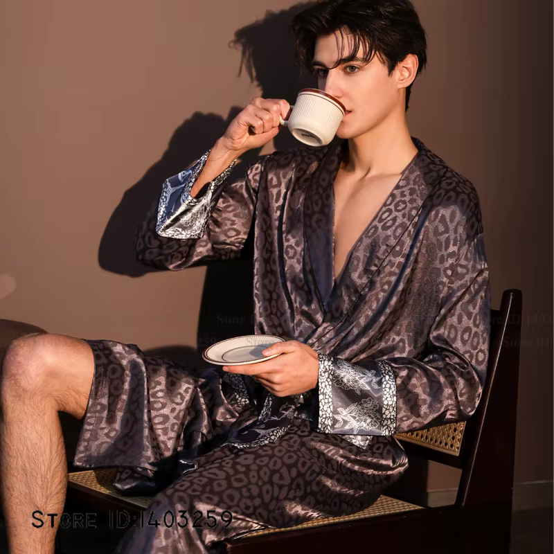 Peignoir de bain de luxe pour homme