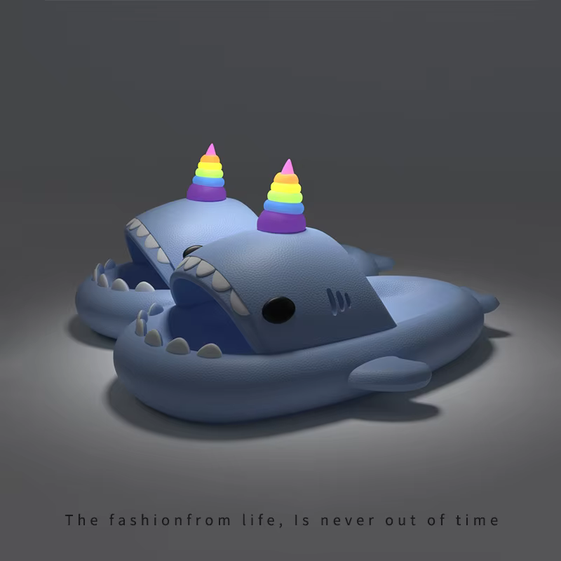 Pantoufles de requin mignonnes pour femmes et hommes