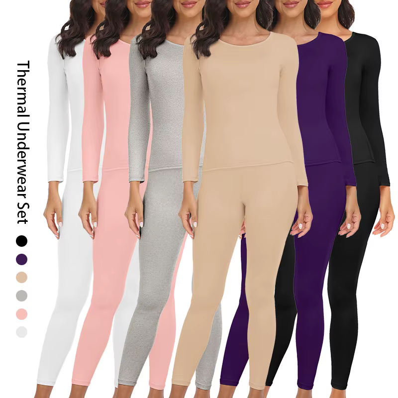 Ensemble de sous-vêtements thermiques longs Johns pour femmes