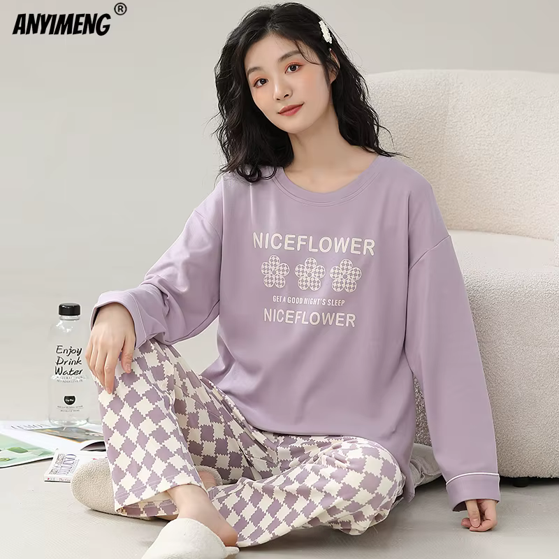 Pyjama en pur coton pour femmes