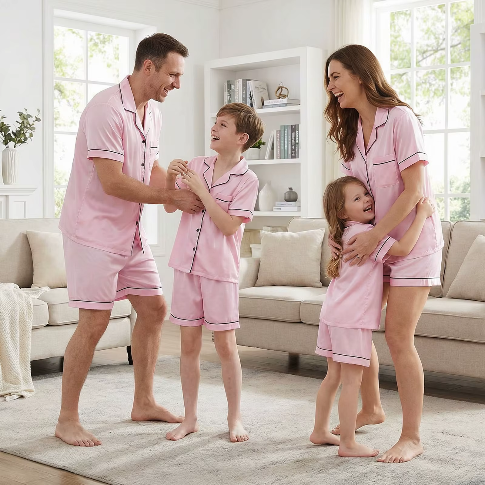 Combhasaki Ensembles de pyjamas assortis pour la famille
