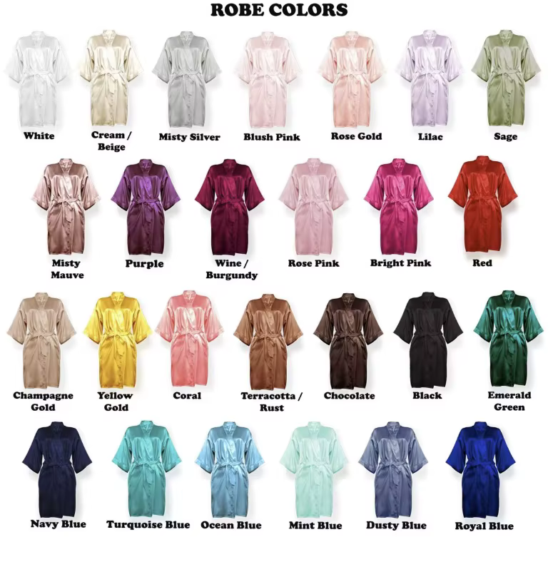 Robe de chambre courte et douce pour femme