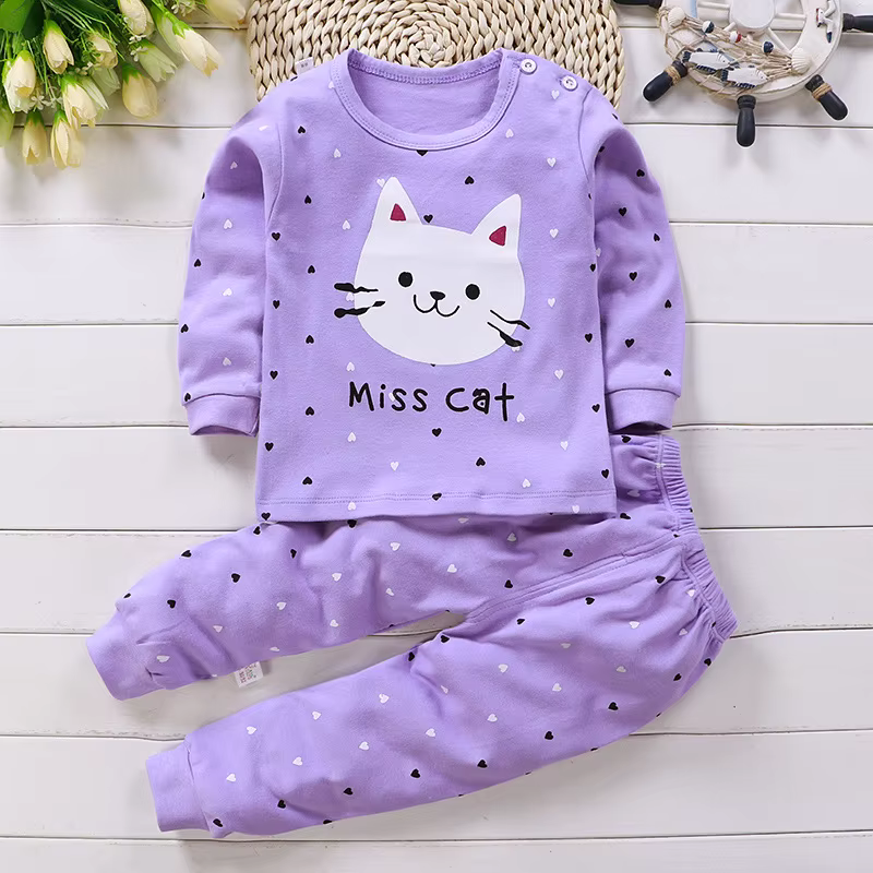 Pyjama et pantalon long pour bébé fille de 0 à 6 ans