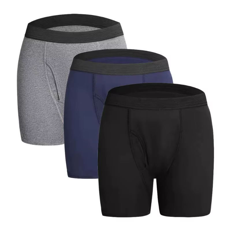 Boxers pour hommes, sous-vêtements à haute élasticité