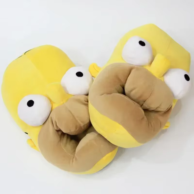 Pantoufles en coton peluche Anime Simpsons 28CM