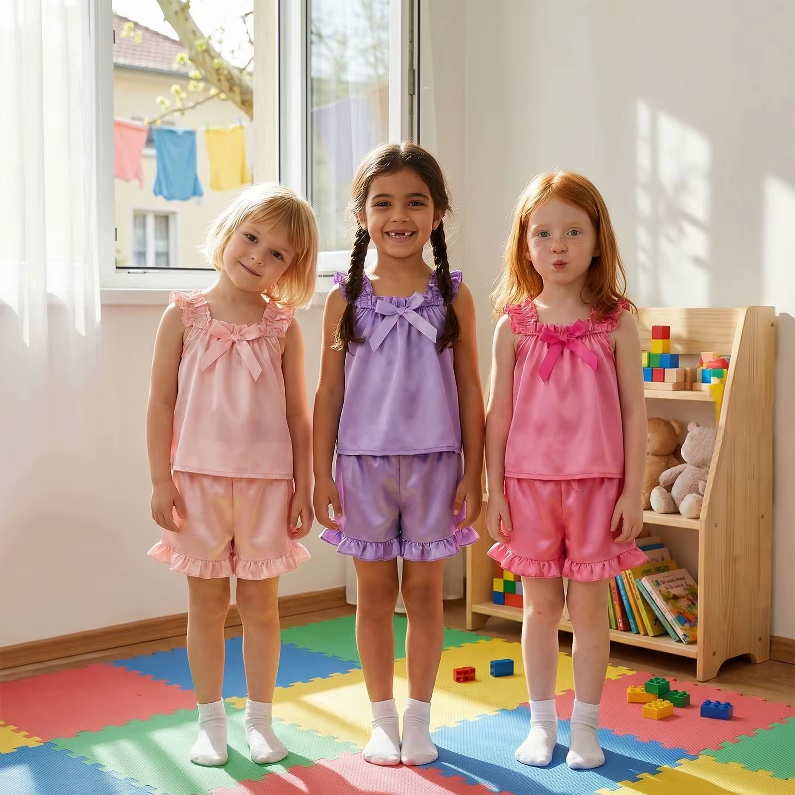 Ensemble pyjama 2 pièces pour filles