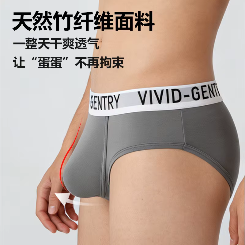 Caleçons sexy en fibre de bambou pour hommes