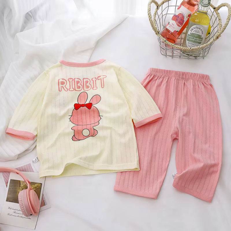 Ensemble pyjama d'été en coton pour bébé