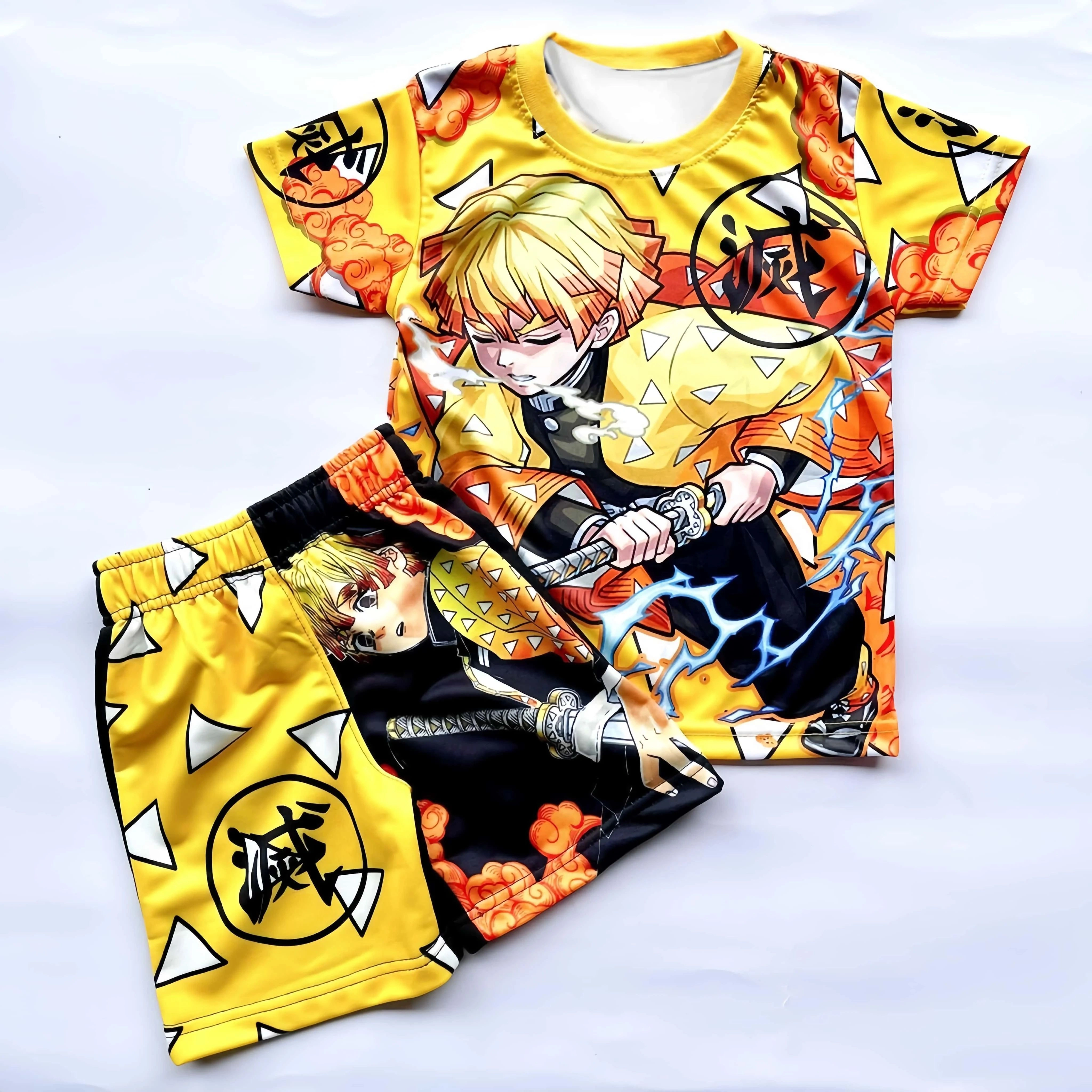 Pyjamas et vêtements de détente imprimés en 3D Demon Slayer
