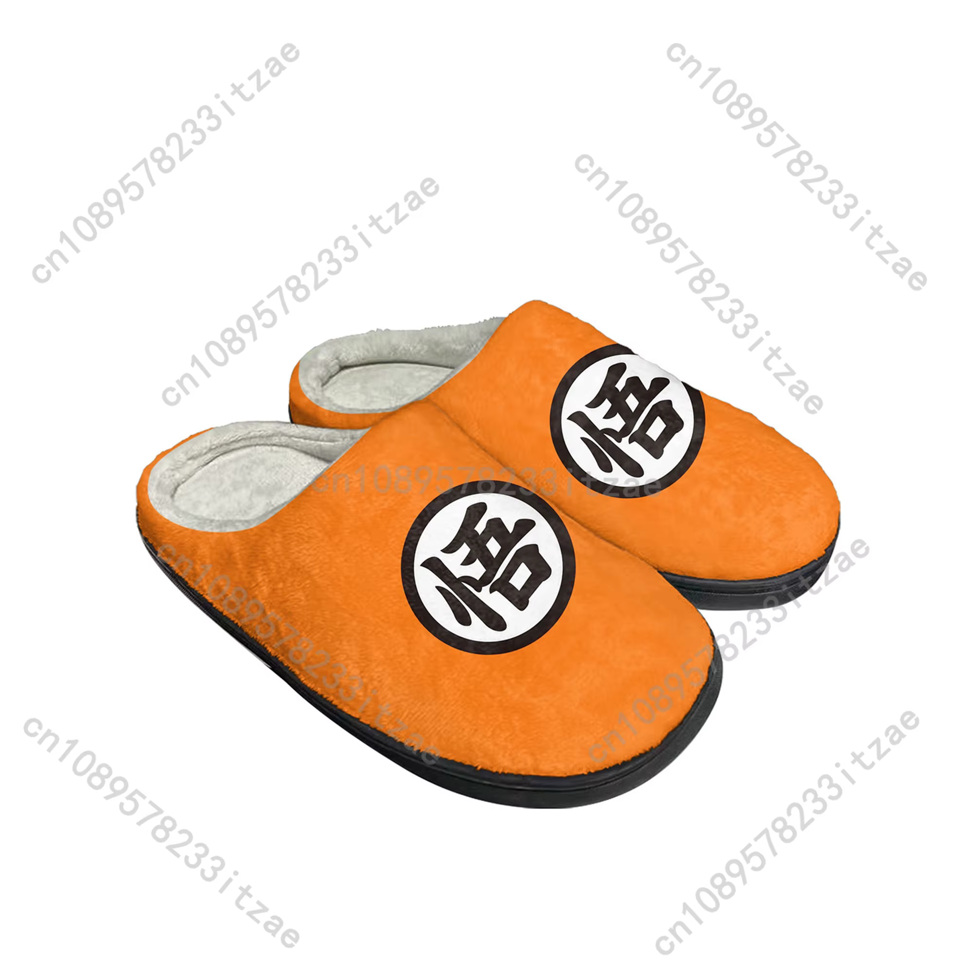 Pantoufles personnalisées en coton avec logo Dragon Master Goku pour hommes et femmes