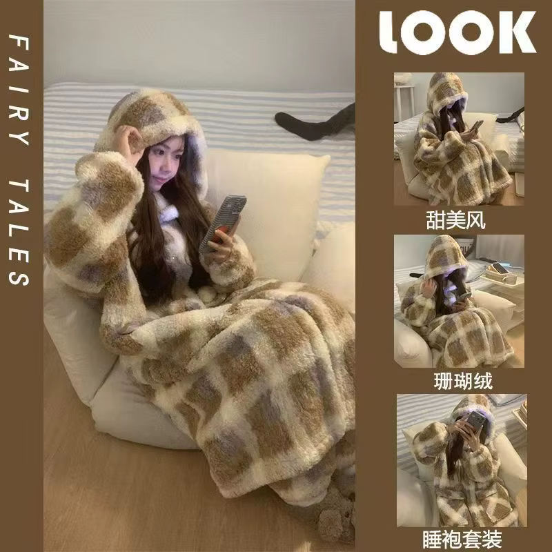 Ensemble pyjama d'hiver pour femme