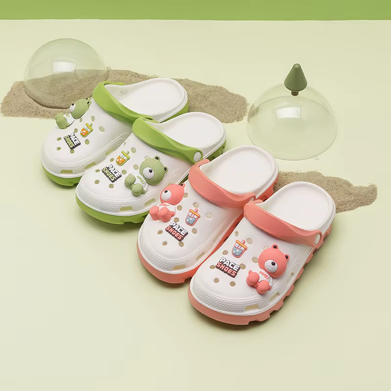 Chaussons d'été pour femmes en forme d'ours