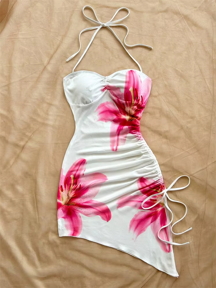 Robe à imprimé Floral pour femmes