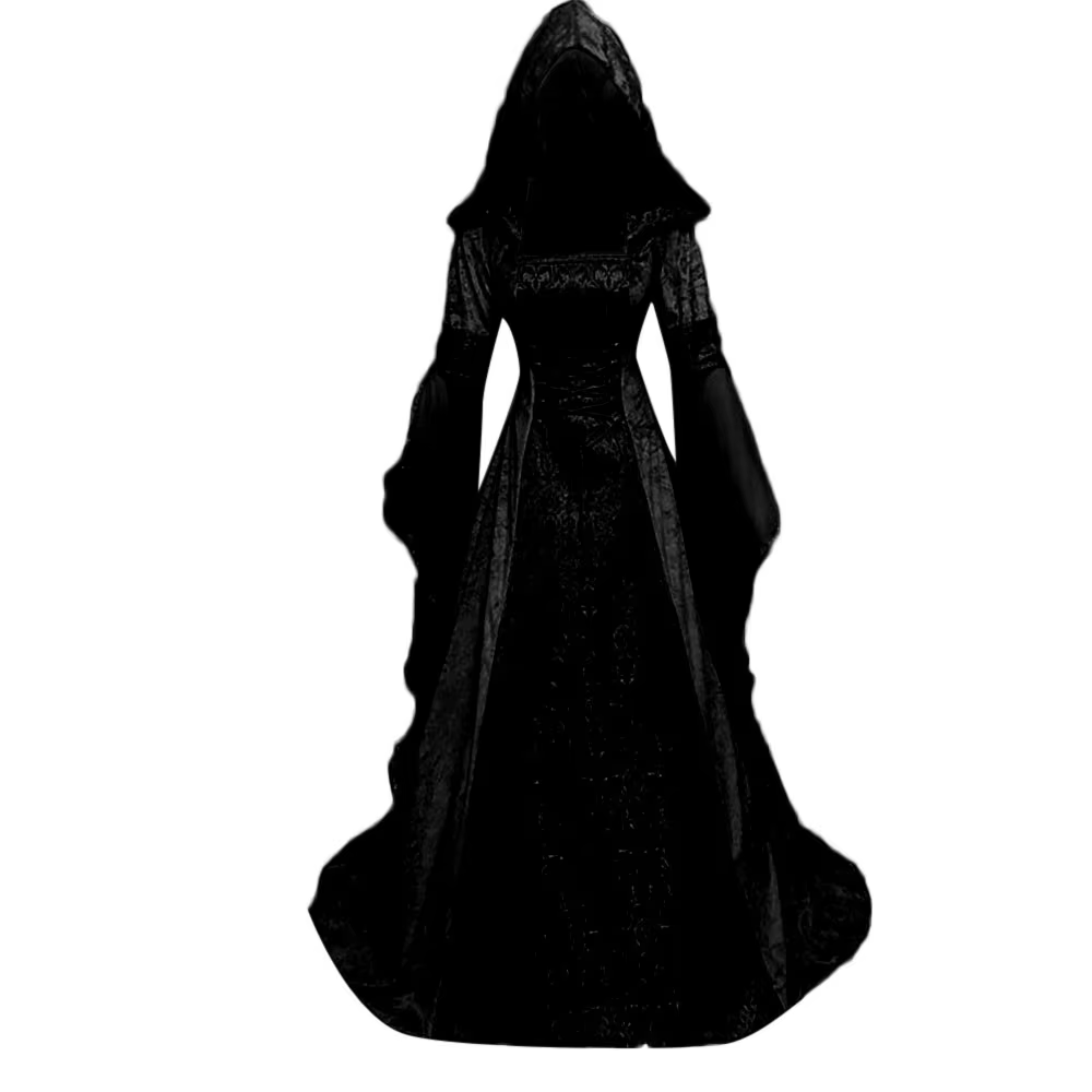 Robe longue gothique Vintage pour femmes