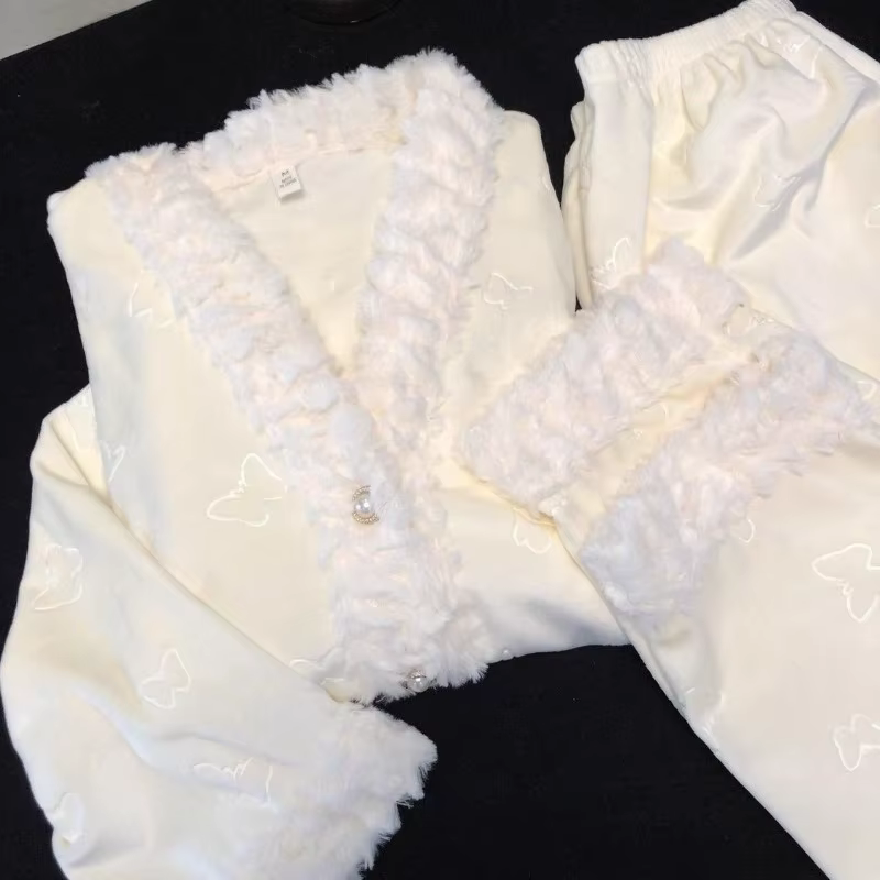 Pyjama en velours allemand pour femme