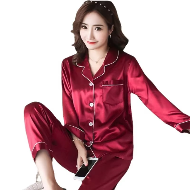 Pyjamas en soie pour femmes 2025 Sexy
