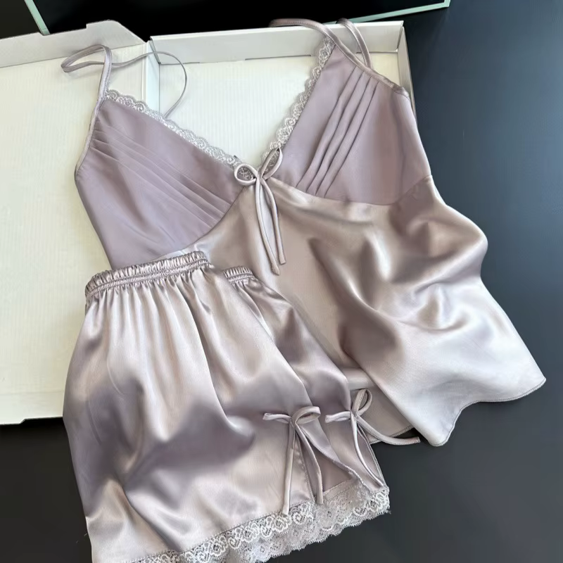 Ensemble pyjama à bretelles grande taille