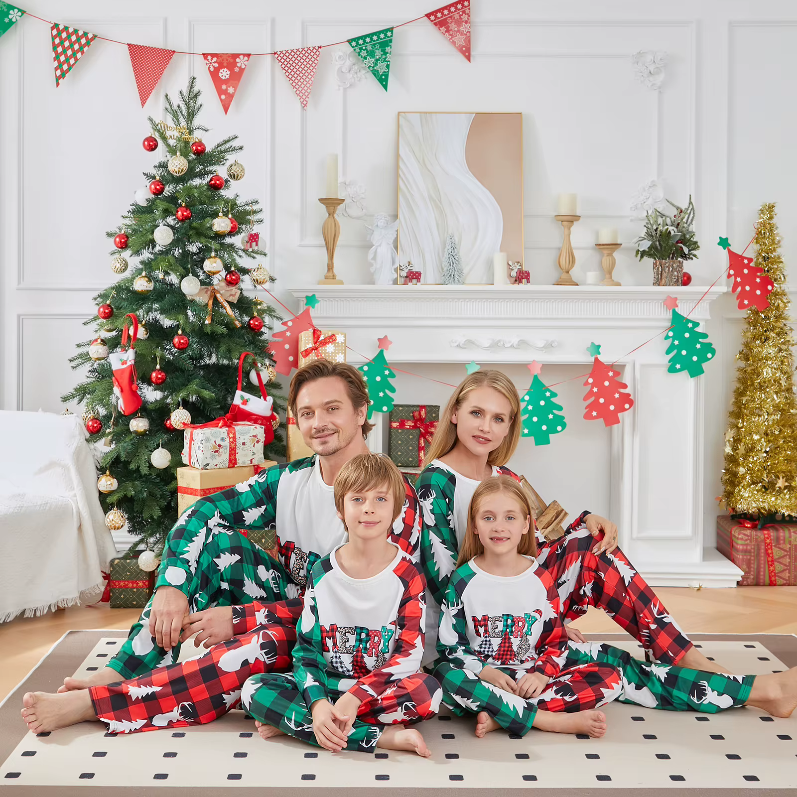 Pyjamas de famille de Noël