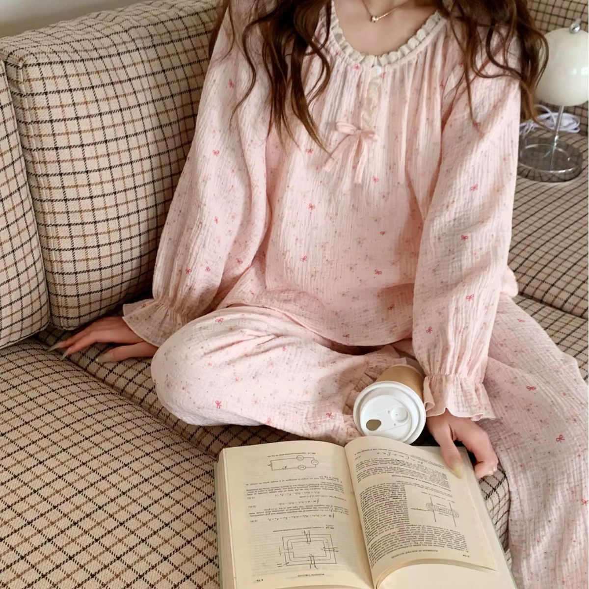 Pyjama en pur coton pour femmes